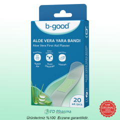 B-Good Aloe Vera Suya Dayanıklı Yara Bandı 20'li