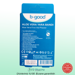 B-Good Aloe Vera Suya Dayanıklı Yara Bandı 20'li