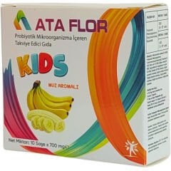 Ata Flor Kids Muz Aromalı Probiyotik 10 Şase