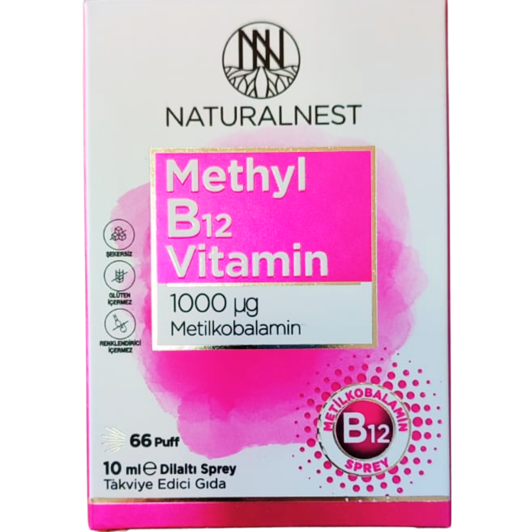 Naturalnest Methyl B12 Sprey 10 ml