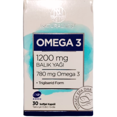 Naturalnest Omega 3 30 Kapsül