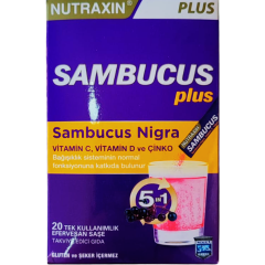 Nutraxin Sambucus Plus Efervesan Saşe 20 Tablet