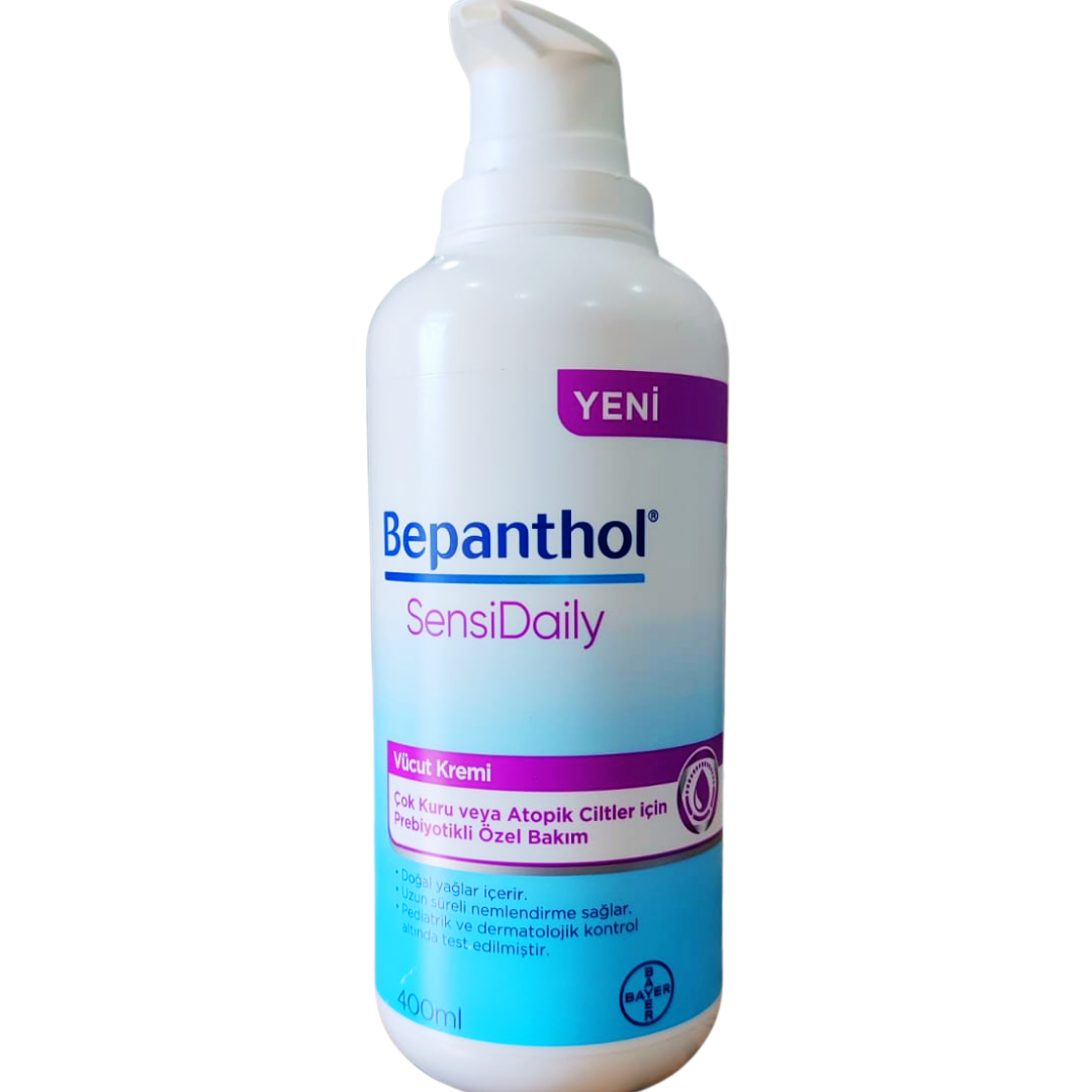 Bepanthol Sensidaily Pompalı Vücut Kremi 400 ml