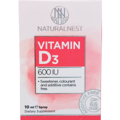 Naturalnest D3 600 IU Sprey 10 ml