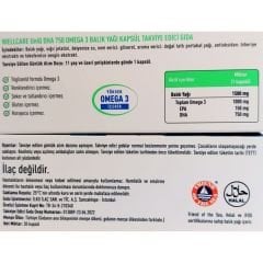 Wellcare Omega 3 Balık Yağı 750 mg 30 Kapsül