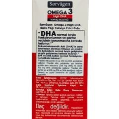 Sorvagen Omega 3 High DHA Norveç Balık Yağı 50 Kapsül