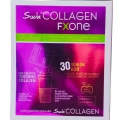 Suda Collagen Fxone Takviye Edici Gıda Elma Aromalı 30 x 13 gr - Toz Saşe