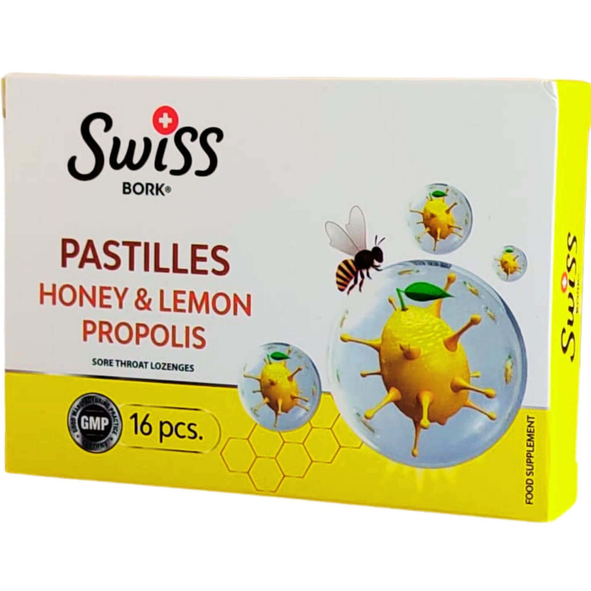 Swiss Bork Bal Limon Propolis Pastil 16'lı