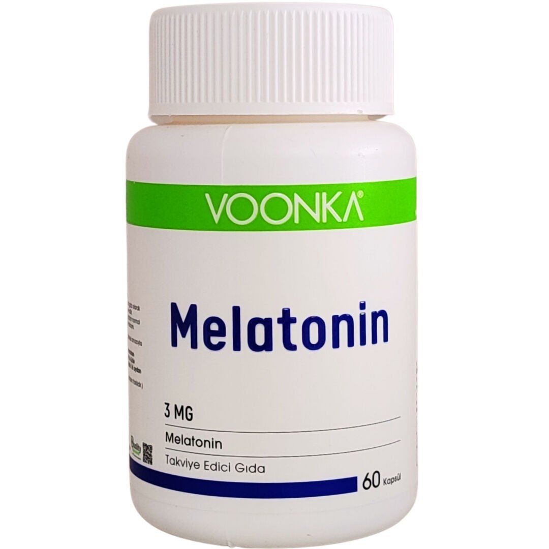 Voonka Melatonin İçeren Takviye Edici Gıda 60 Kapsül