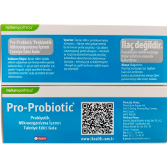 Naturopathica Pro-Probiotic 30 Kapsül