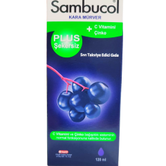 Sambucol Plus Şekersiz Takviye Edici Gıda 120 ml