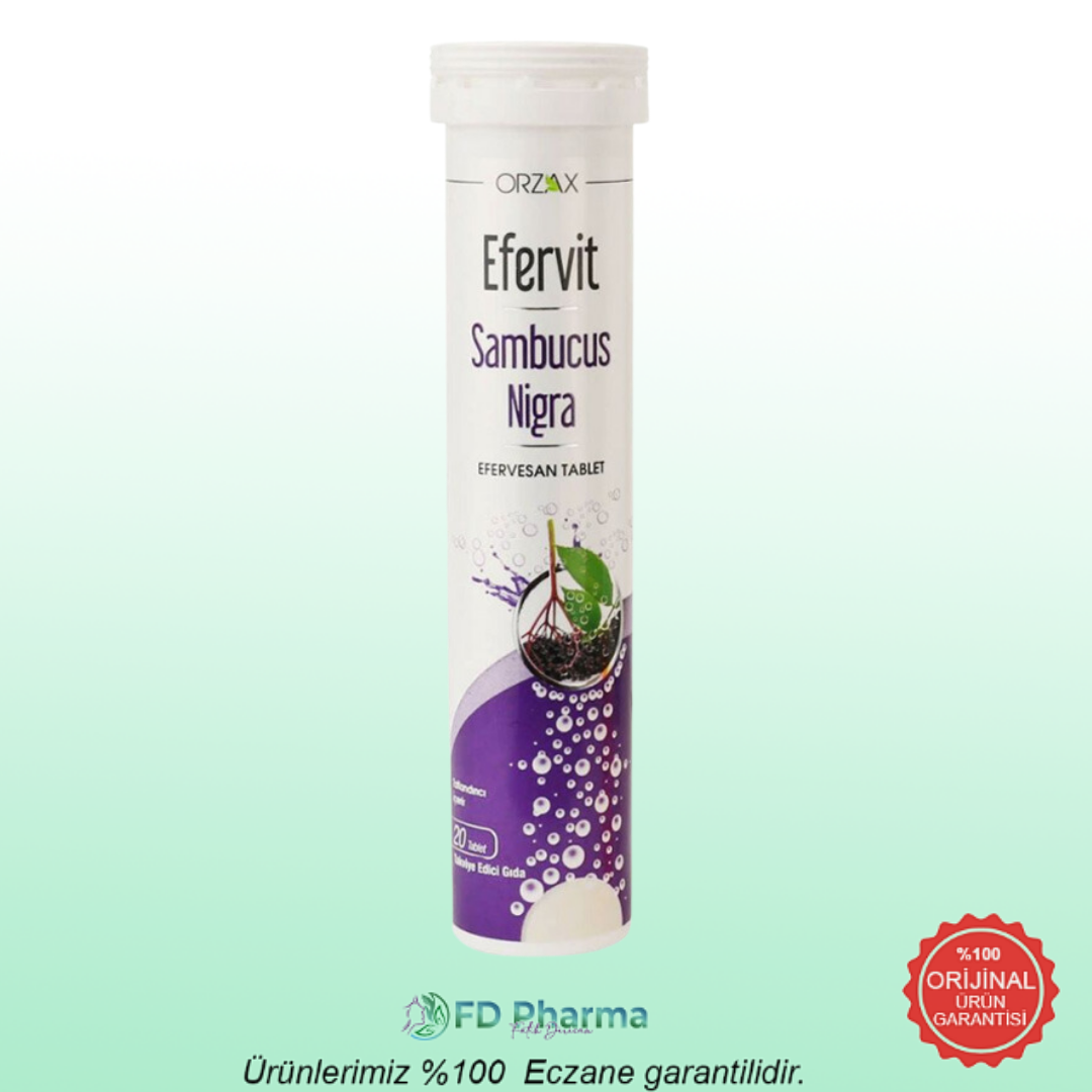 Efervit Sambucus Nigra 20 Efervesan Tablet