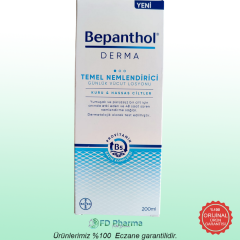 Bepanthol Derma Temel Nemlendirici Kuru Hassas Ciltler Losyon 200 ml