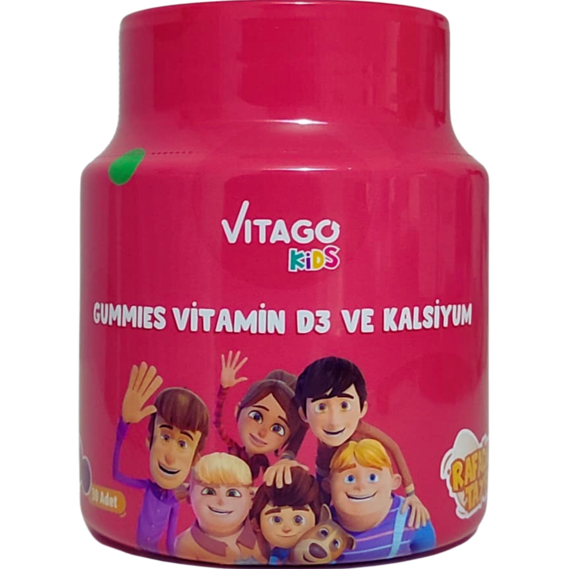 Vitago Kids Gummies Vitamin D3 Kalsiyum İçeren Çiğnenebilir Form - 30 Adet Gummy