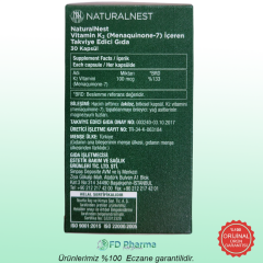 Naturalnest Vitamin K2 30 Kapsül