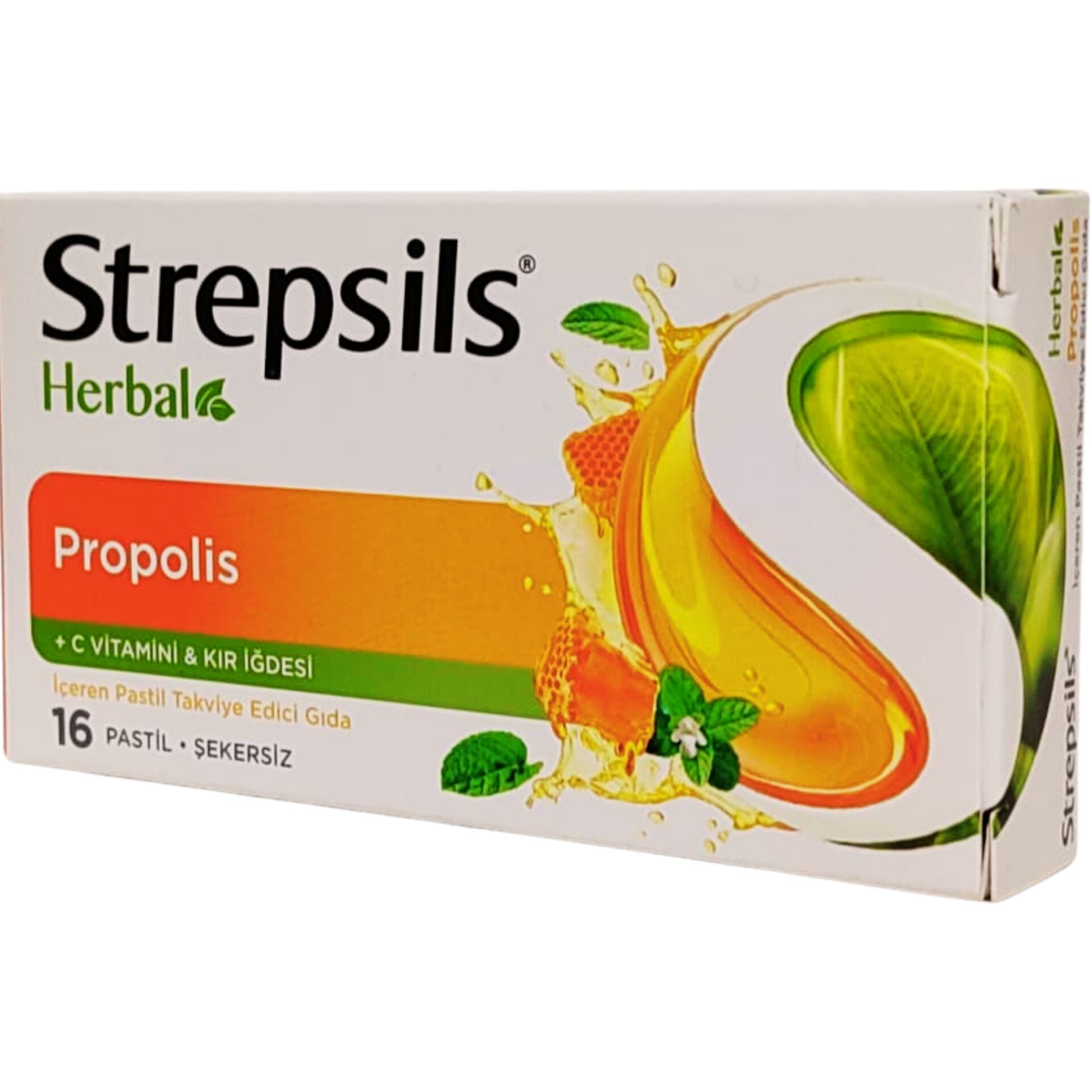 Strepsils Herbal Propolis 16 Pastil