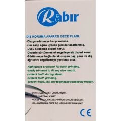 Rabır Çift Taraflı Gece Plağı Diş Gıcırdatma Aparatı + Saklama Kutusu