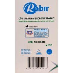 Rabır Çift Taraflı Gece Plağı Diş Gıcırdatma Aparatı + Saklama Kutusu