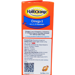 Haliborange Omega 3 Balık Yağı Şurup 300 ml
