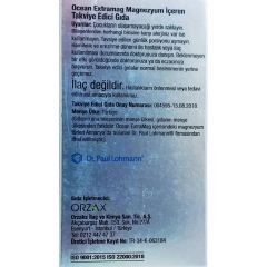 Orzax Ocean ExtraMag Üçlü Magnezyum Kombinasyonu 60 Tablet
