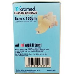 Wicromed Elastik Bandaj 8 cm x 150 cm