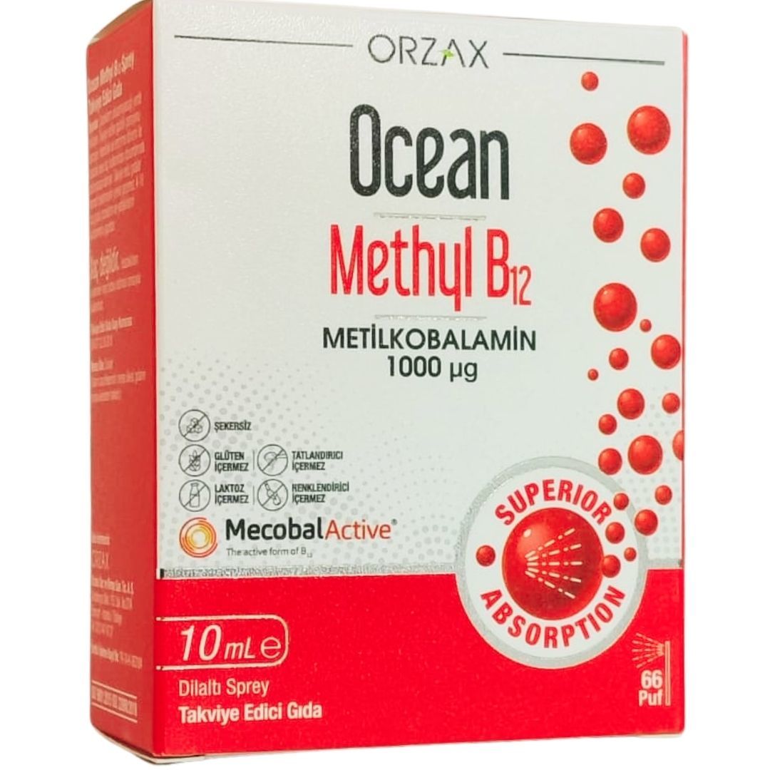 Ocean Methyl B12 Sprey 1000 mg 10 ml
