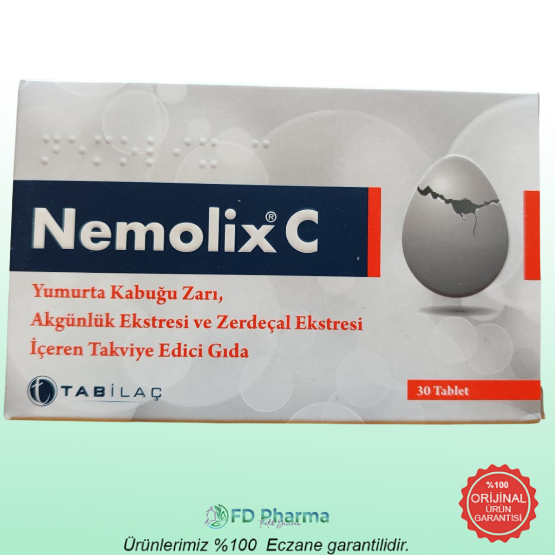 Nemolix C Takviye Edici Gıda 30 Tablet