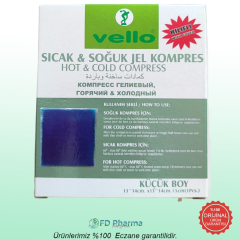 Vello Sıcak & Soğuk Jel Kompres Küçük Boy (13x14 cm)