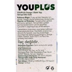 Youplus Omega 3 30 Kapsül