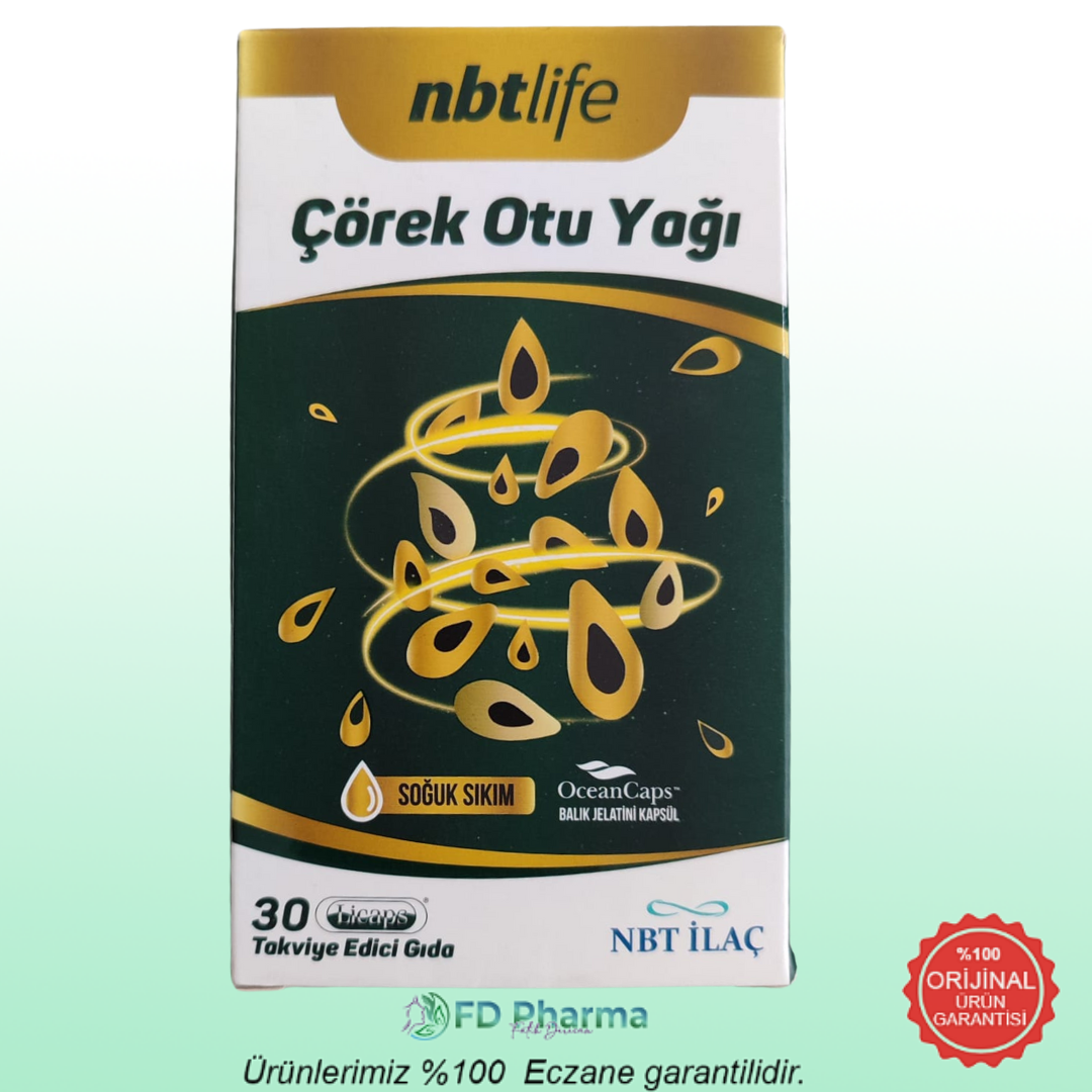 NBT Life Çörekotu Yağı 30 Kapsül