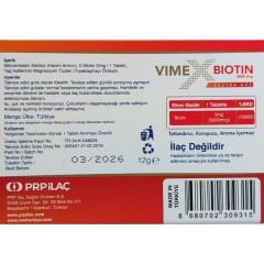 MSL Vimex Biotin 5mg 60 Tablet