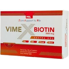 MSL Vimex Biotin 5mg 60 Tablet