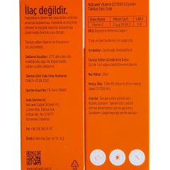 Natuwell Vitamin D3 1000IU Sprey 20 ml  140 Puf Sprey