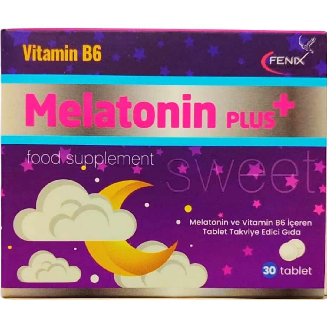 Fenix Melatonin+Vitamin B6 Plus 30 Tablet