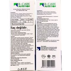B-Care Nutrition Melatonin Damla 1 mg 30 ml
