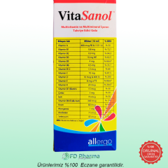 Allergo VitaSanol Multivitamin Şurup 250 ml