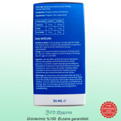 Apidemica - Propolis -D3 Vitamini ve Çinko İçeren Damla 30 ml