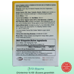 Suda Vitamin Çocuklar İçin Günlük Oral Sprey D3 500 IU 20 ml