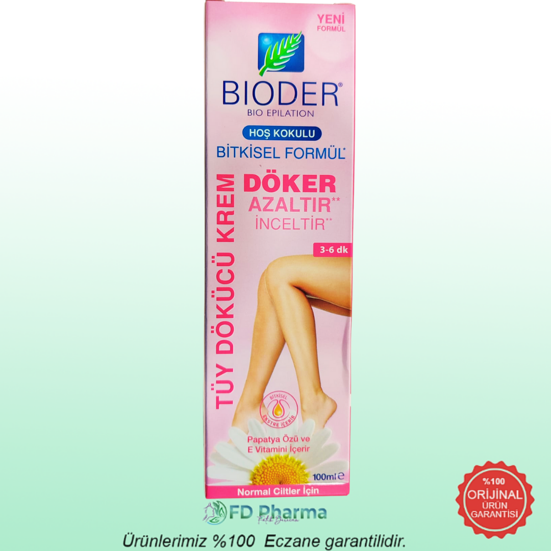 Bioder Normal Ciltler İçin Tüy Dökücü Krem 100 ml