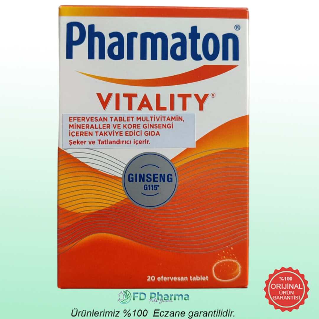 Pharmaton Vitality Ginseng 20 Efervesan Tablet