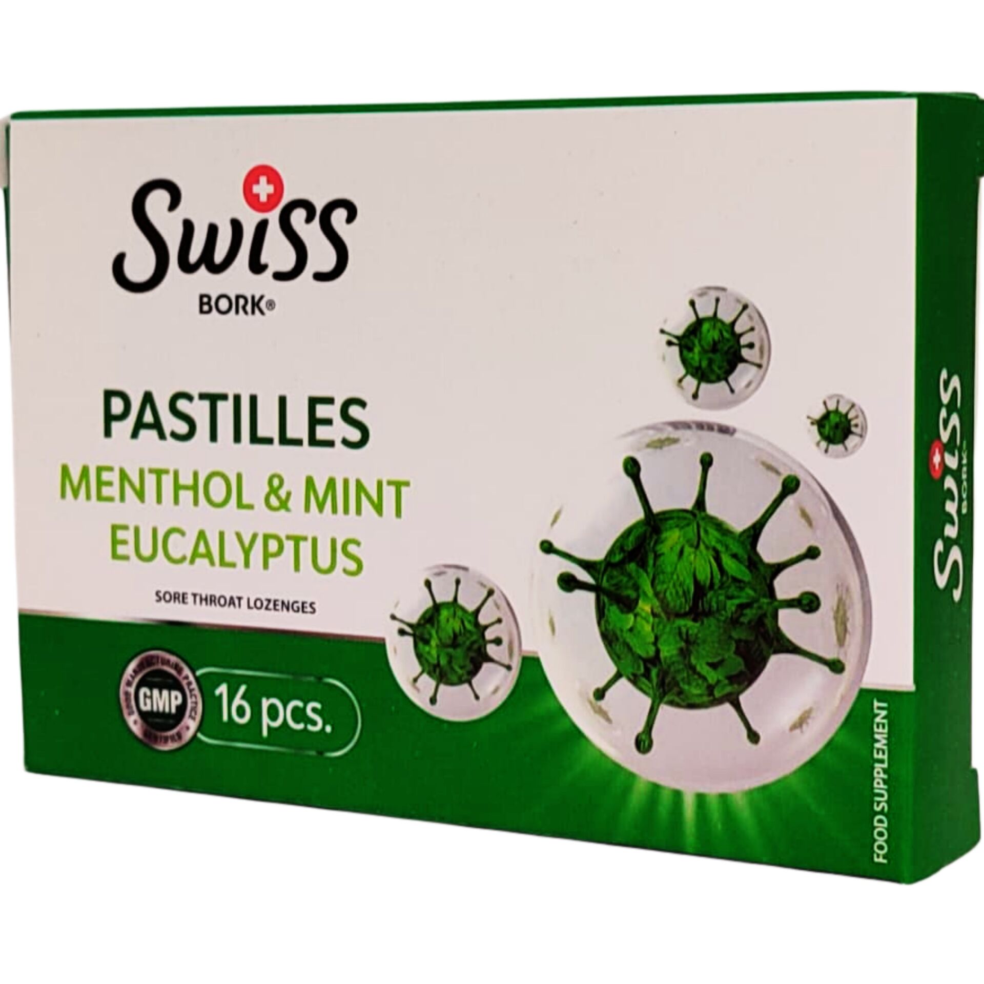 Swiss Bork Mentol Nane Okaliptus Pastil 16'lı