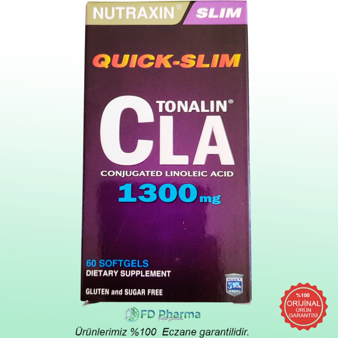 Nutraxin Quick Slim Tonalin CLA 1300mg 60Kapsül