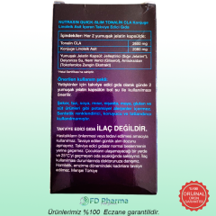 Nutraxin Quick Slim Tonalin CLA 1300mg 60Kapsül