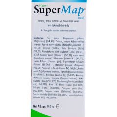 Hyper SuperMap Liquid Sıvı Takviye Edici Gıda 250 ml