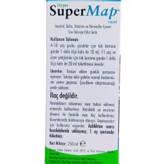 Hyper SuperMap Liquid Sıvı Takviye Edici Gıda 250 ml