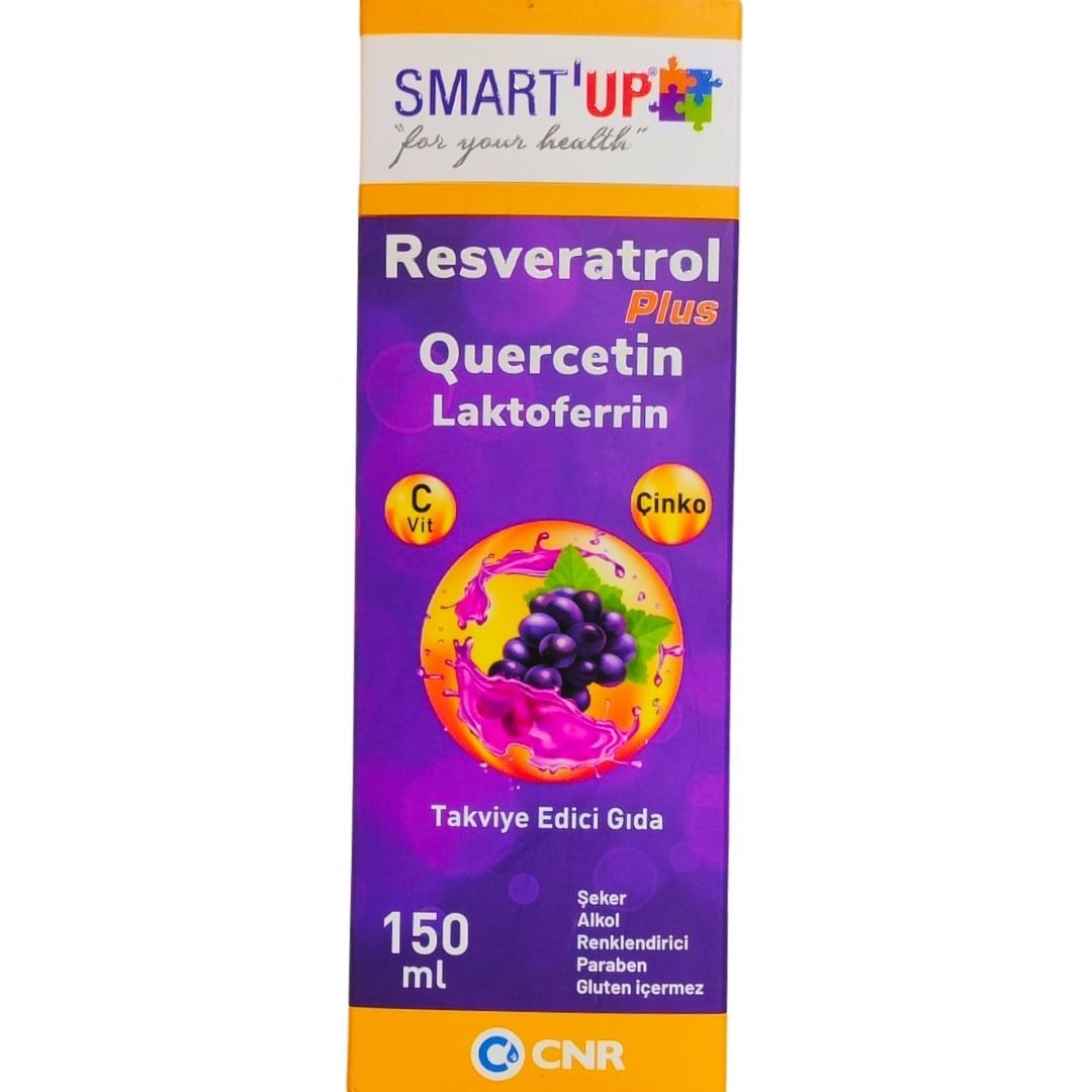 Smart Up Resveratrol Plus Quercetin, Laktoferrin İçeren Gıda 150 ml