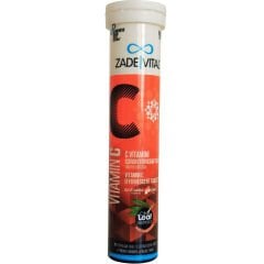 Zade Vital Vitamin C Takviye Edici Gıda 20 Efervesan Tablet