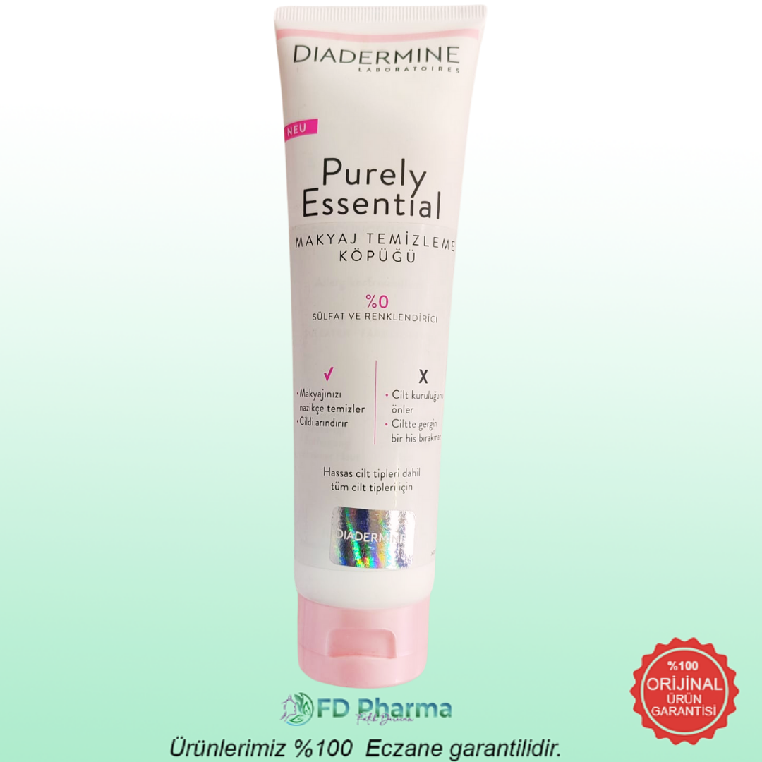Diadermine Purely Essential Yüz Temizleme Köpüğü 150 ml