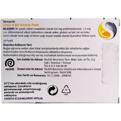 Strepsils Bal & Limon 24 Pastil