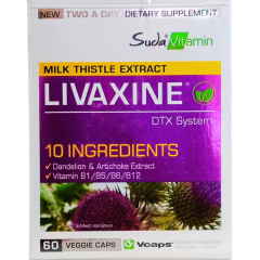 Suda Vitamin Milk Thistle Extract Livaxine 60 Kapsül